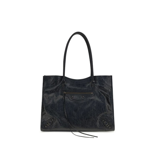 Balenciaga Black Lamb Ovis Aries Aries Shoulder Bag - HBPS Beauty & Fashion
