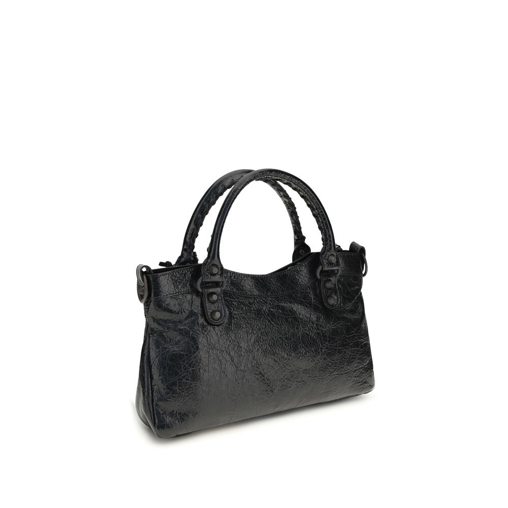 Balenciaga Black Lamb Ovis Aries Aries Shoulder Bag - HBPS Beauty & Fashion