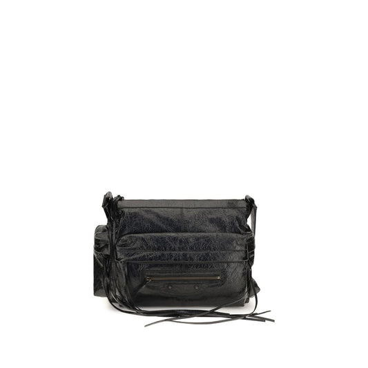 Balenciaga Black Lamb Ovis Aries Aries Shoulder Bag - HBPS Beauty & Fashion
