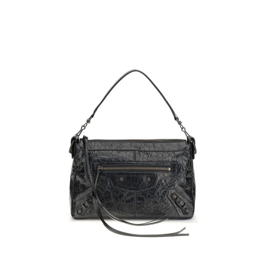 Balenciaga Black Lamb Ovis Aries Aries Shoulder Bag - HBPS Beauty & Fashion