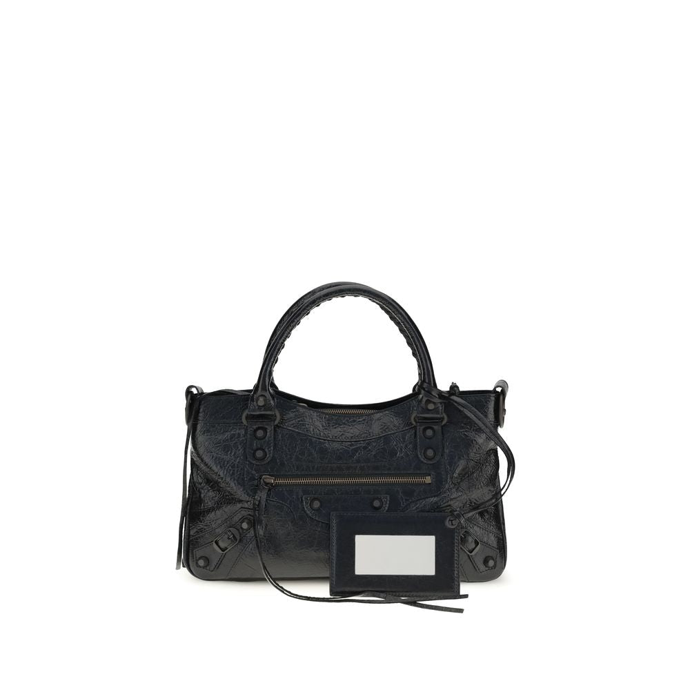Balenciaga Black Lamb Ovis Aries Aries Shoulder Bag - HBPS Beauty & Fashion