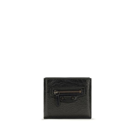 Balenciaga Black Lamb Ovis Aries Aries Wallet - HBPS Beauty & Fashion