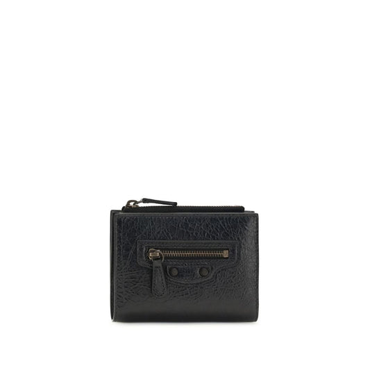 Balenciaga Black Lamb Ovis Aries Aries Wallet - HBPS Beauty & Fashion