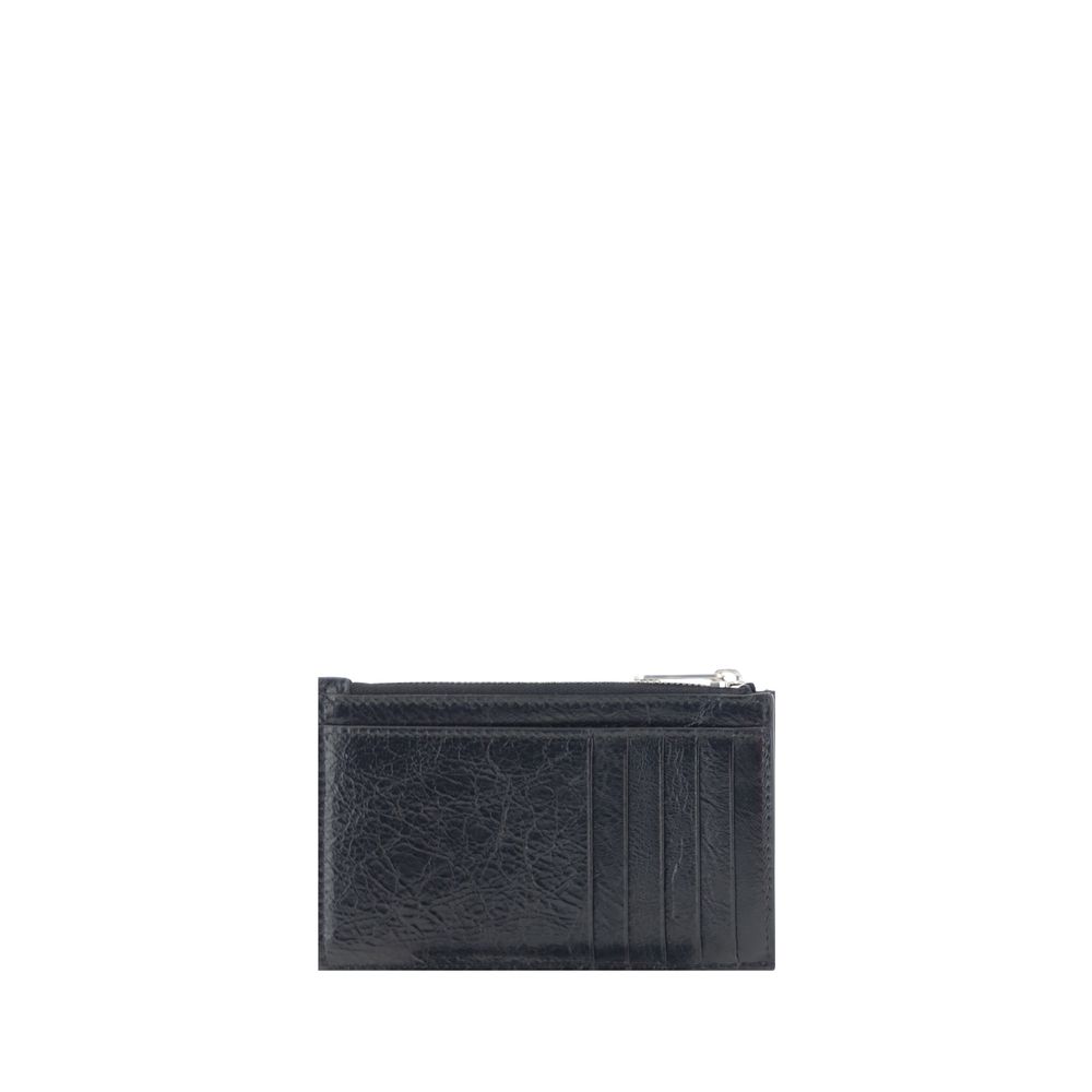 Balenciaga Black Lamb Ovis Aries Aries Wallet - HBPS Beauty & Fashion