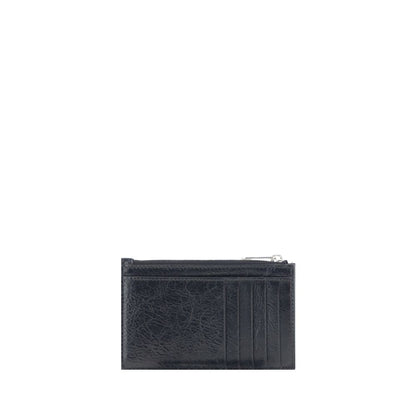 Balenciaga Black Lamb Ovis Aries Aries Wallet - HBPS Beauty & Fashion