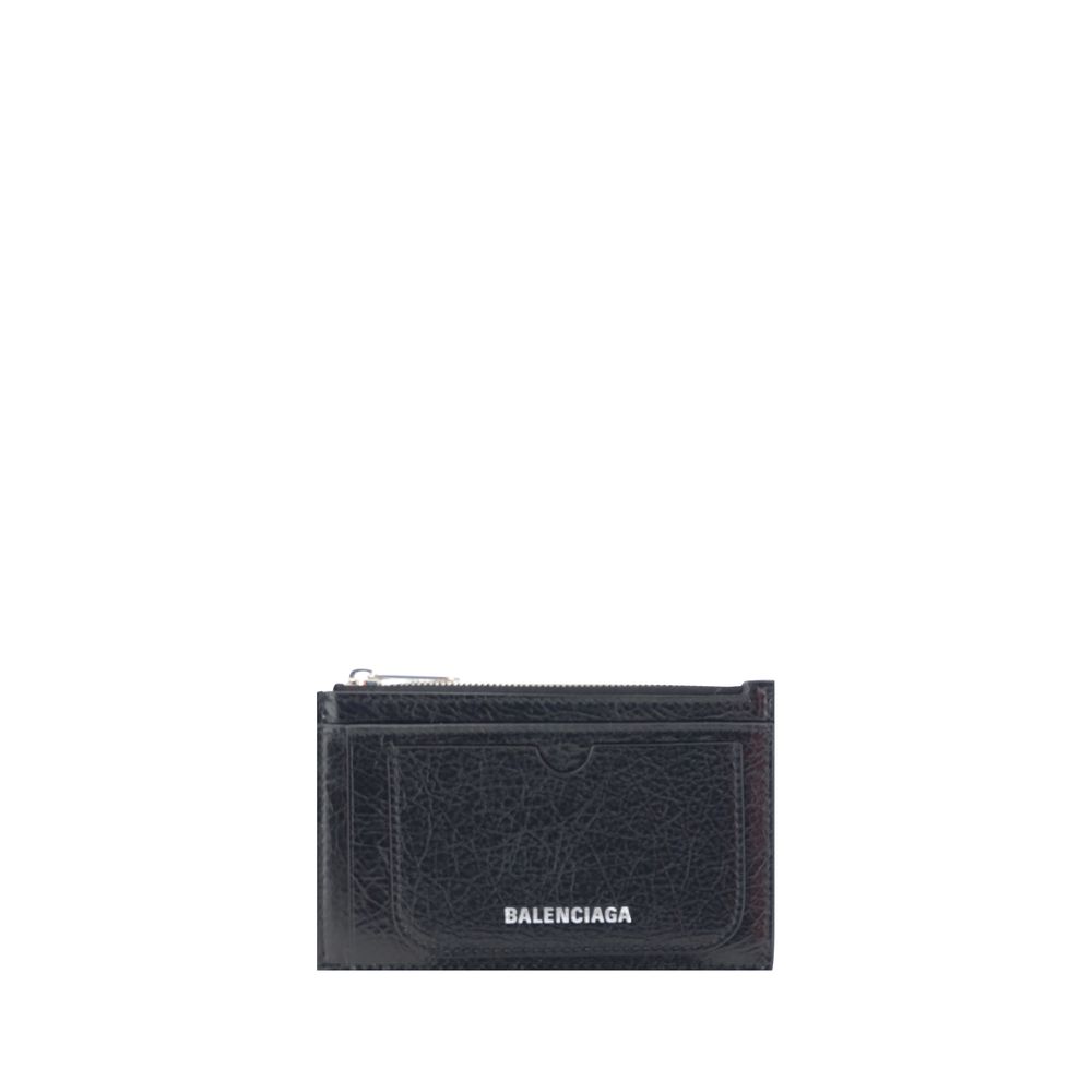 Balenciaga Black Lamb Ovis Aries Aries Wallet - HBPS Beauty & Fashion