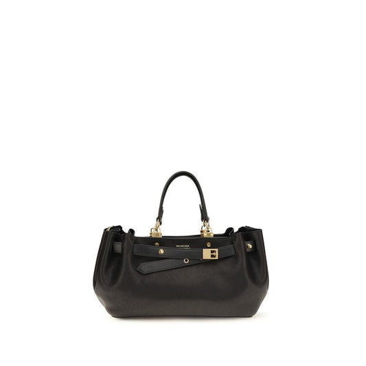 Balenciaga Black Lamb Ovis Aries Shoulder Bag - HBPS Beauty & Fashion