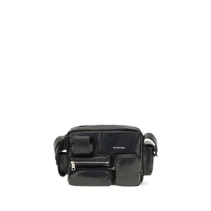 Balenciaga Black Lamb Ovis Aries Shoulder Bag - HBPS Beauty & Fashion