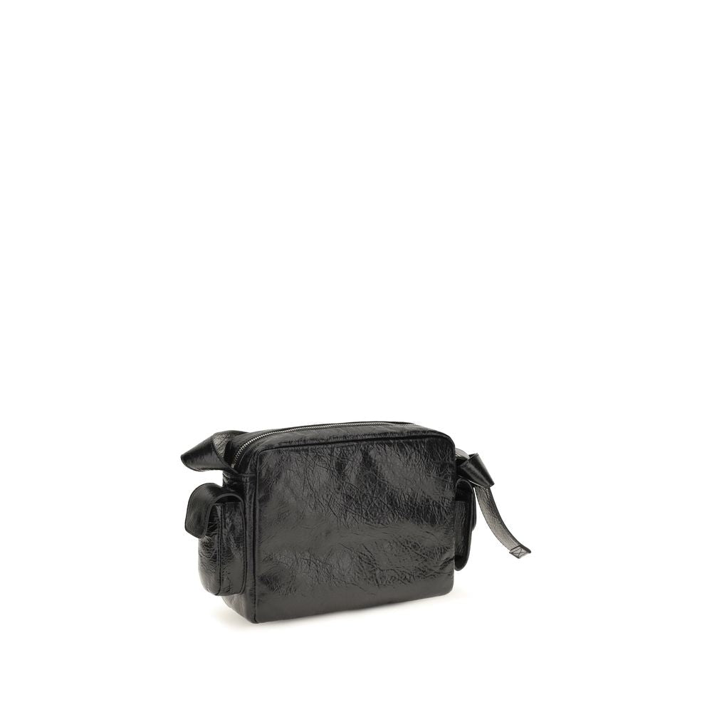 Balenciaga Black Lamb Ovis Aries Shoulder Bag - HBPS Beauty & Fashion