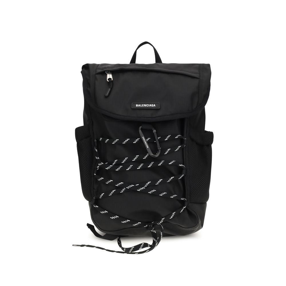 Balenciaga Black Nylon Backpack - HBPS Beauty & Fashion