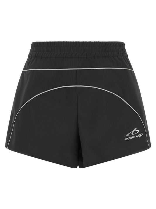Balenciaga Black Polyester Bermuda Shorts - HBPS Beauty & Fashion