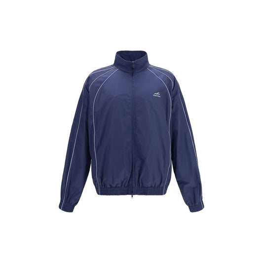 Balenciaga Blue Cotton Shell Jacket - HBPS Beauty & Fashion