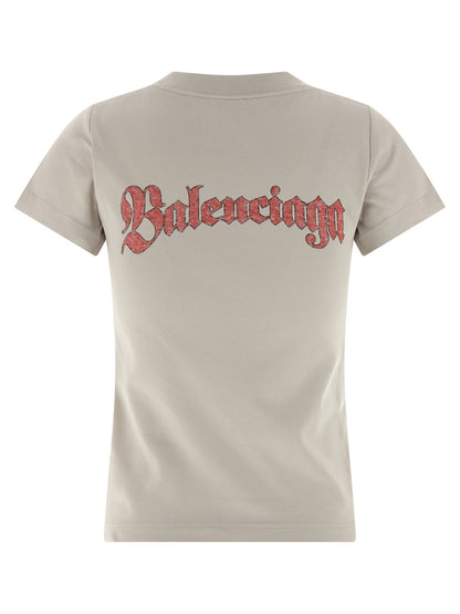 Balenciaga Gray Cotton T-Shirt - HBPS Beauty & Fashion