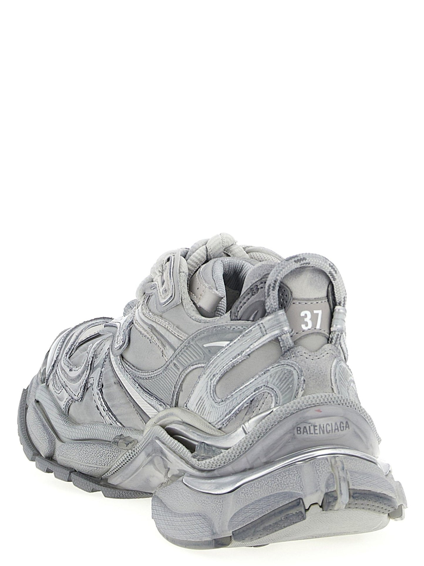Balenciaga Gray Polyethylene Athletic Sneakers - HBPS Beauty & Fashion