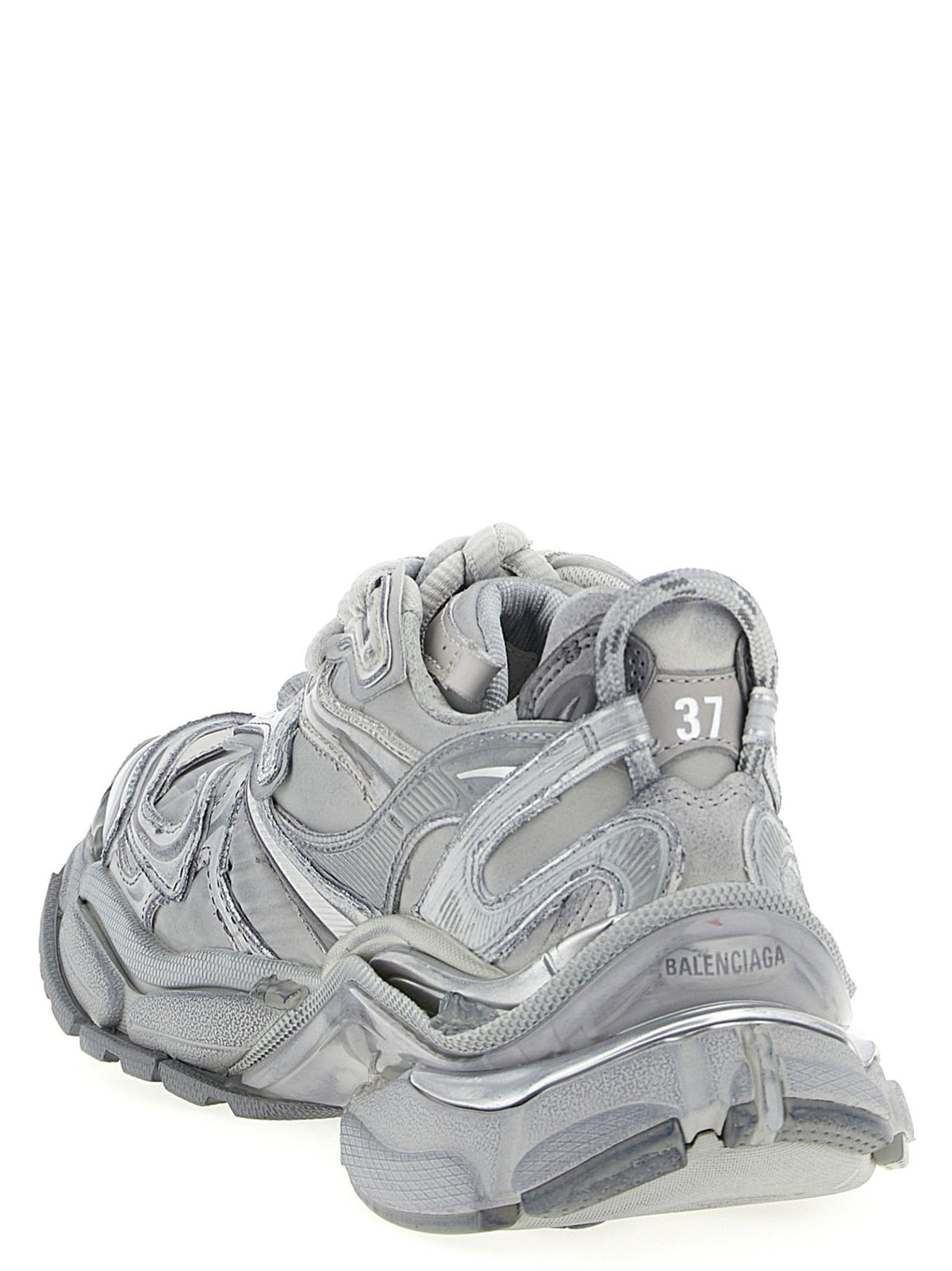 Balenciaga Gray Polyethylene Athletic Sneakers - HBPS Beauty & Fashion