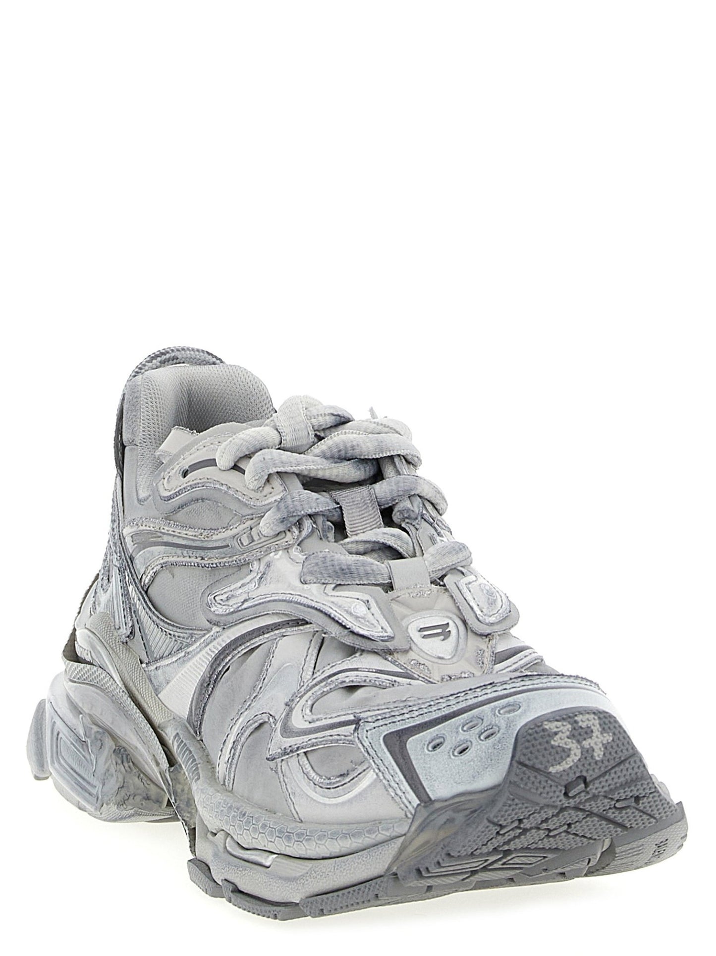 Balenciaga Gray Polyethylene Athletic Sneakers - HBPS Beauty & Fashion