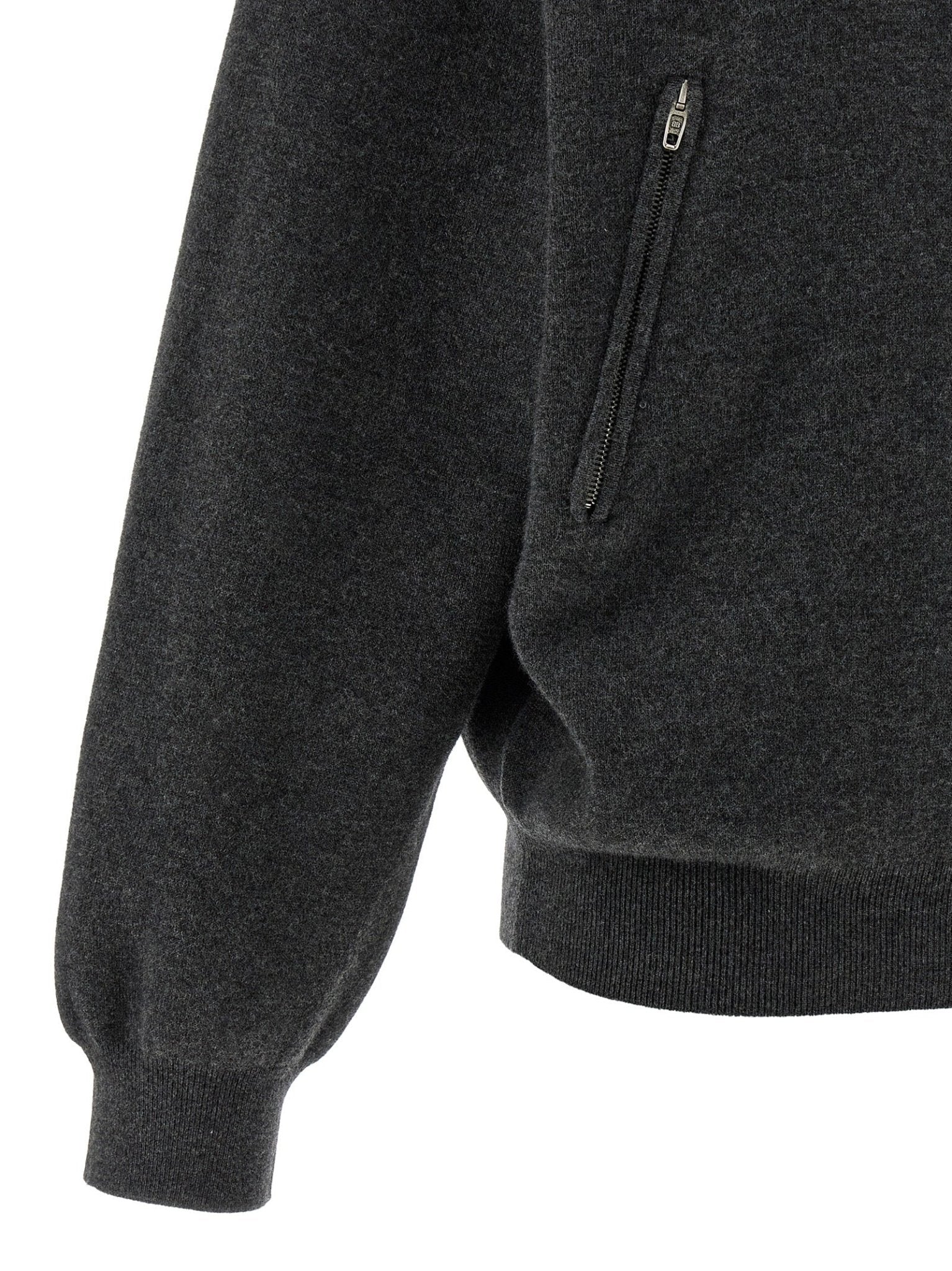 Balenciaga Gray Wool Cardigan - HBPS Beauty & Fashion