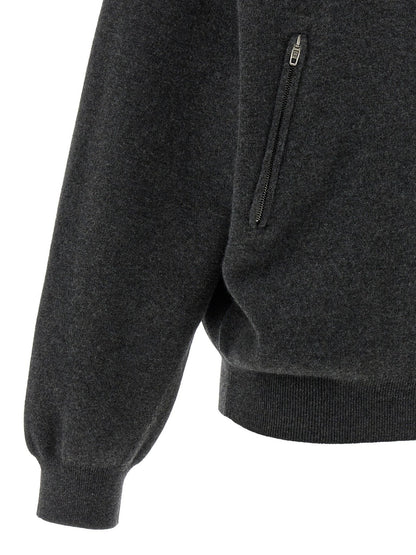 Balenciaga Gray Wool Cardigan - HBPS Beauty & Fashion