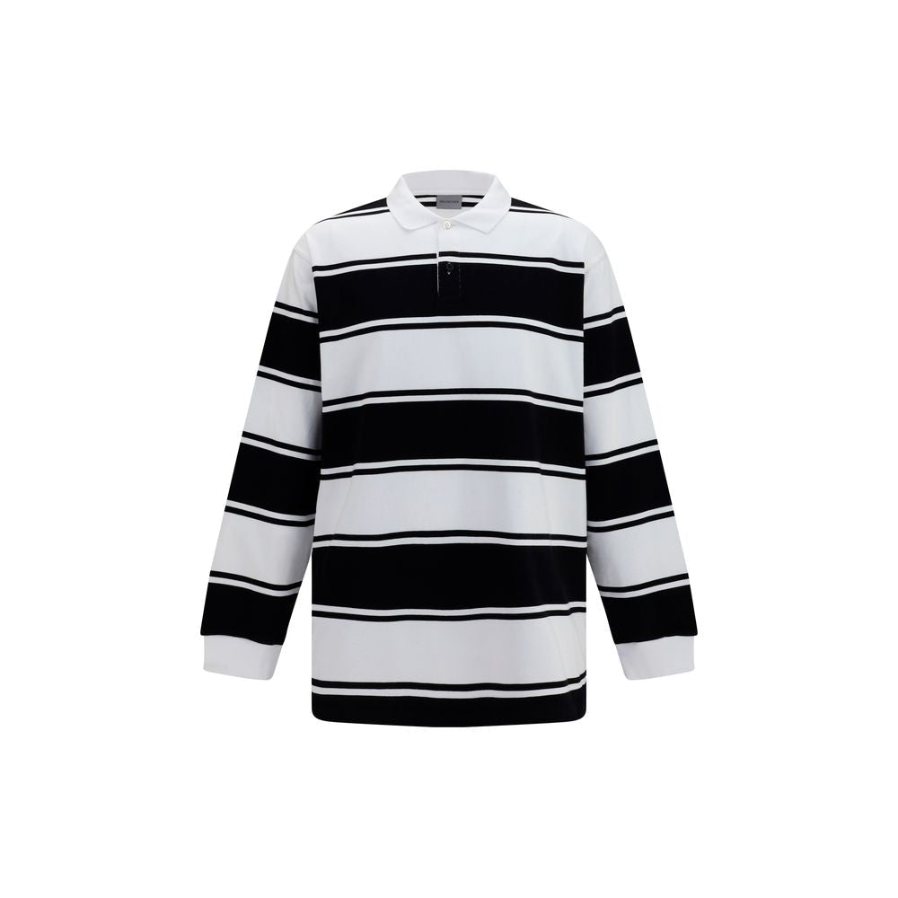 Balenciaga White Cotton Polo Shirt - HBPS Beauty & Fashion