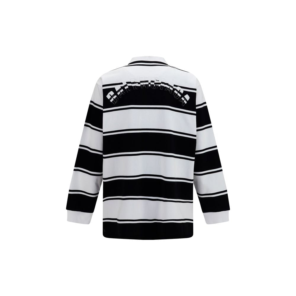 Balenciaga White Cotton Polo Shirt - HBPS Beauty & Fashion