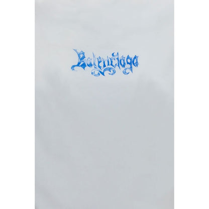 Balenciaga White Cotton T-Shirt - HBPS Beauty & Fashion