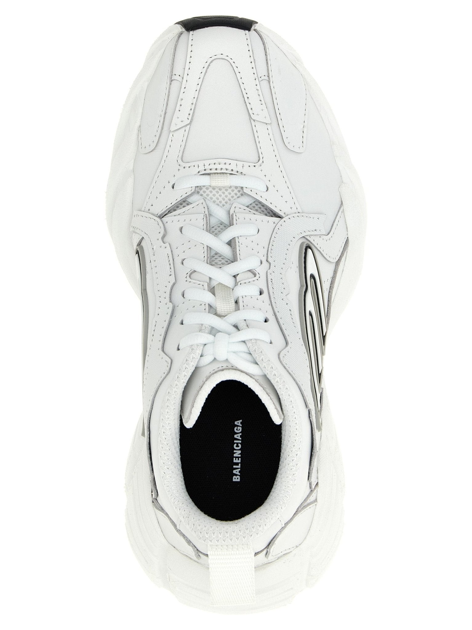 Balenciaga White Cowhide Athletic Sneakers - HBPS Beauty & Fashion