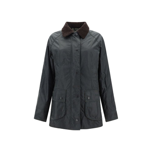 Barbour Bicolor Cotton Full-Length Jacket - HBPS Beauty & Fashion