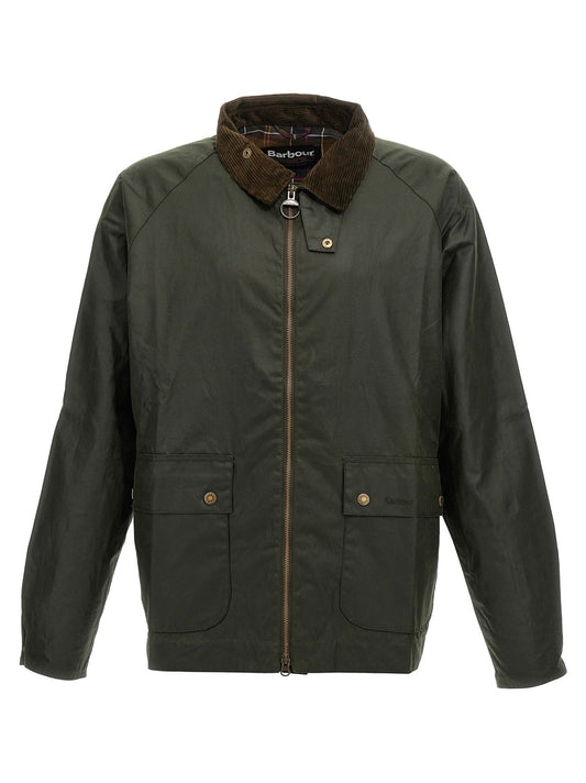 Barbour Bicolor Cotton Full-Length Jacket - HBPS Beauty & Fashion