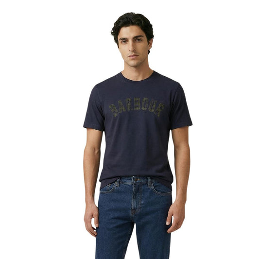 Barbour Blue Cotton T-Shirt - HBPS Beauty & Fashion