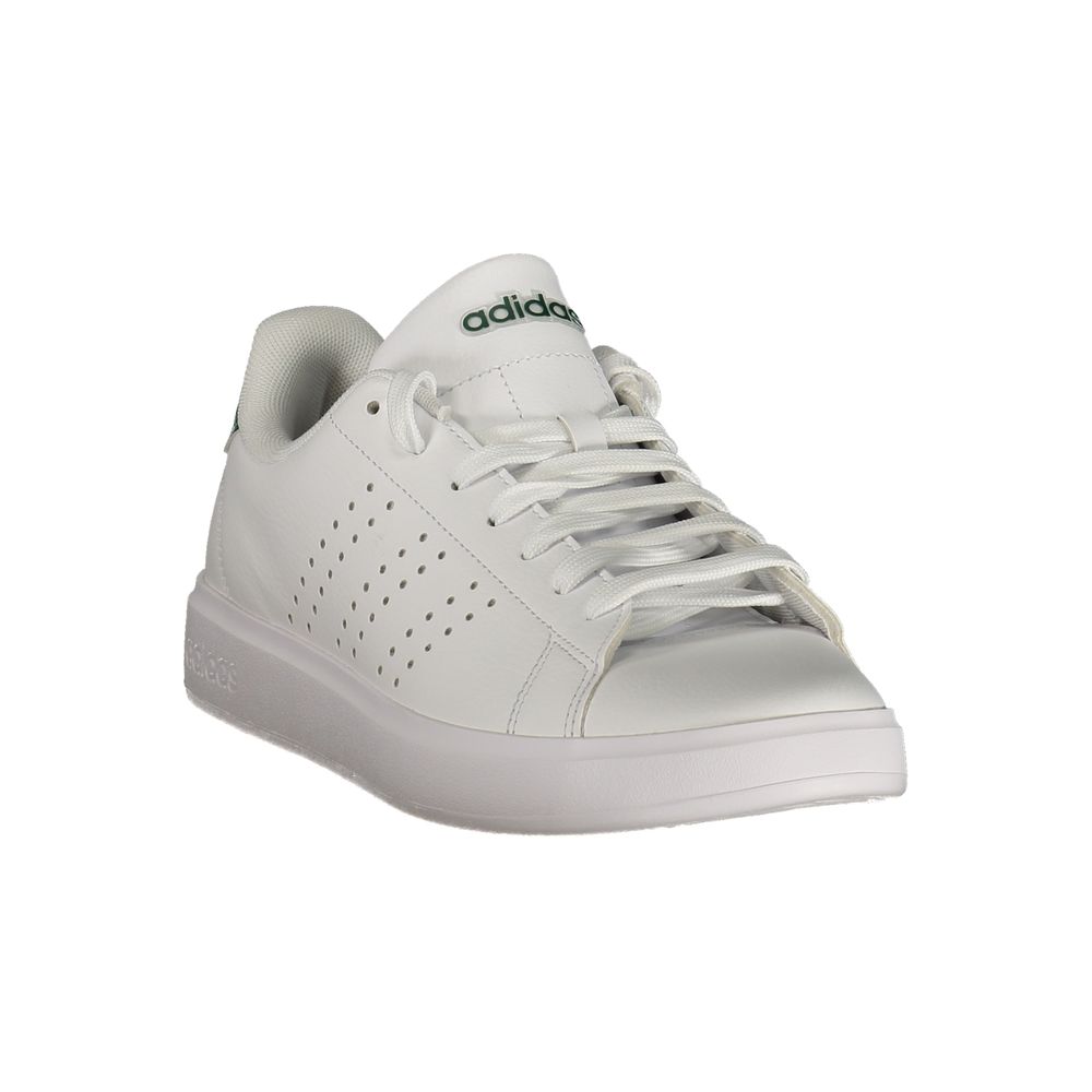 Baskets Adidas homme Advantage 2.0 en polyuréthane blanc – AD-47333 - HBPS Beauty & Fashion
