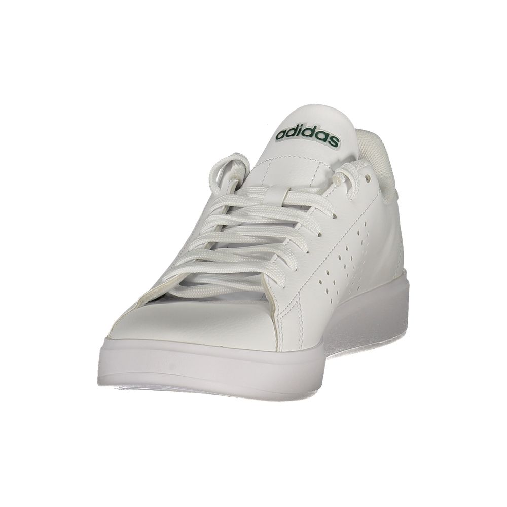 Baskets Adidas homme Advantage 2.0 en polyuréthane blanc – AD-47333 - HBPS Beauty & Fashion