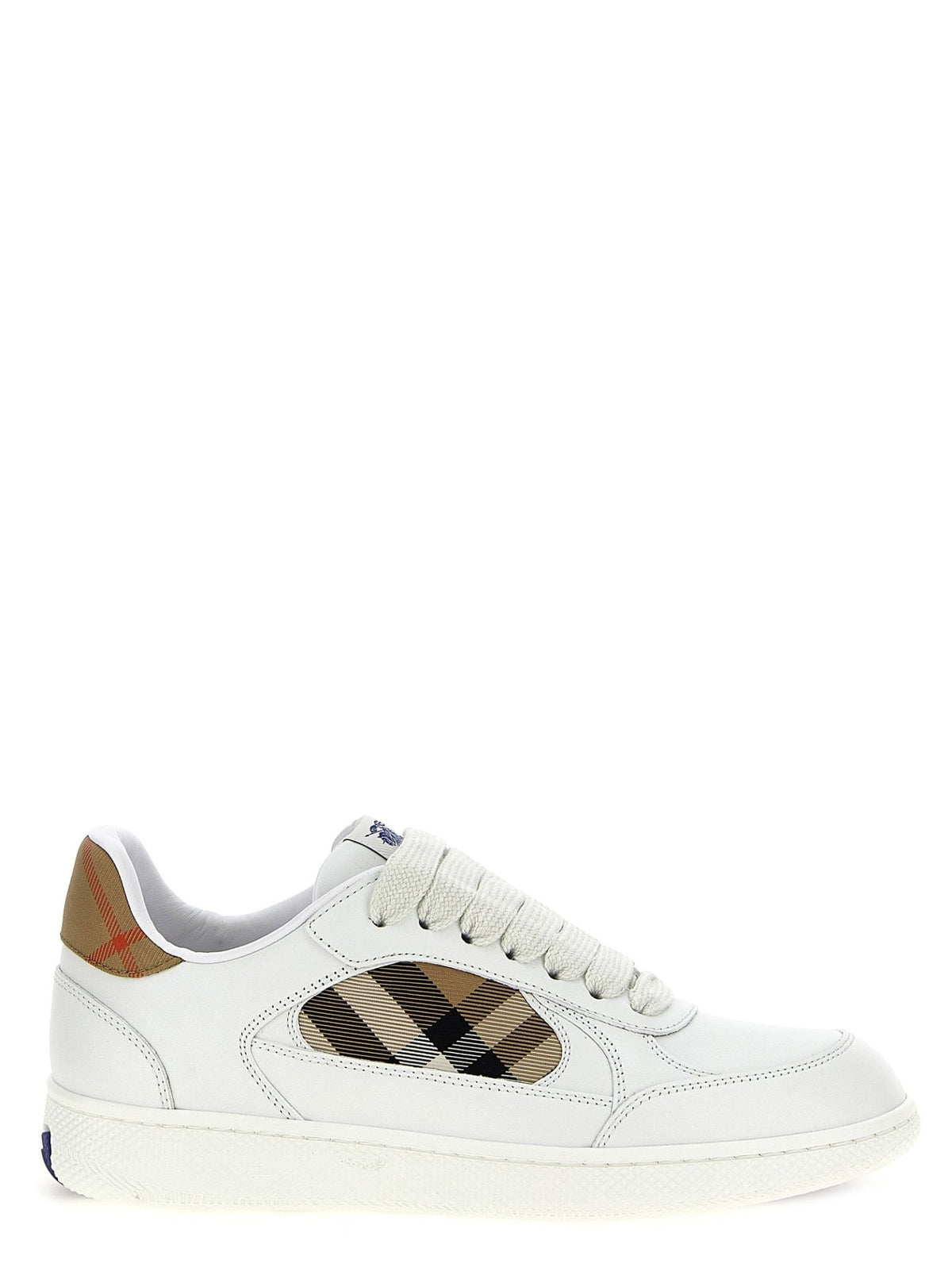 Baskets Burberry femme Terrace en cuir beige – BU-313416 - HBPS Beauty & Fashion