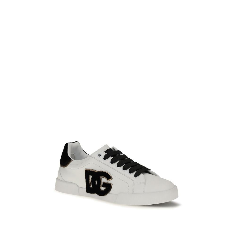 Baskets Dolce & Gabbana femme en cuir de veau blanc – DO-CK2488A3L778B926 - HBPS Beauty & Fashion