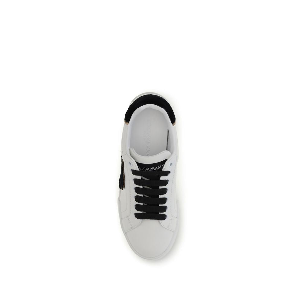 Baskets Dolce & Gabbana femme en cuir de veau blanc – DO-CK2488A3L778B926 - HBPS Beauty & Fashion
