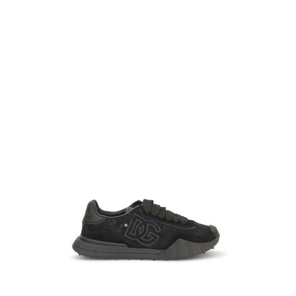 Baskets Dolce & Gabbana femme en cuir de veau noir – DO-CK2487A3S648B956 - HBPS Beauty & Fashion