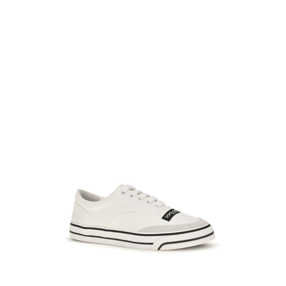 Baskets Dolce & Gabbana femme Sailing en coton blanc – DO-CK2399A04588S169 - HBPS Beauty & Fashion