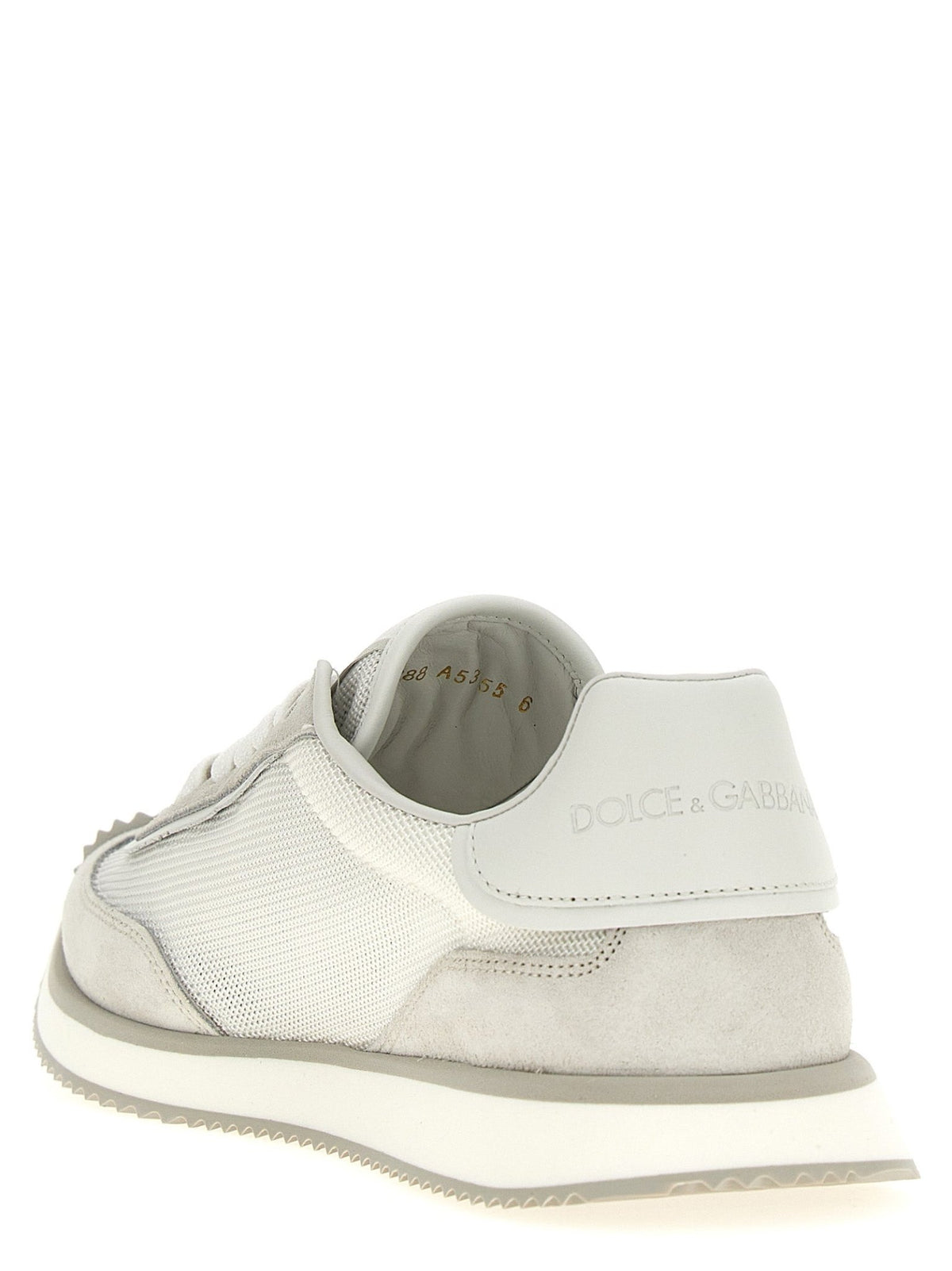 Baskets Dolce & Gabbana homme DG Cushion en cuir de veau gris – DO-293170 - HBPS Beauty & Fashion