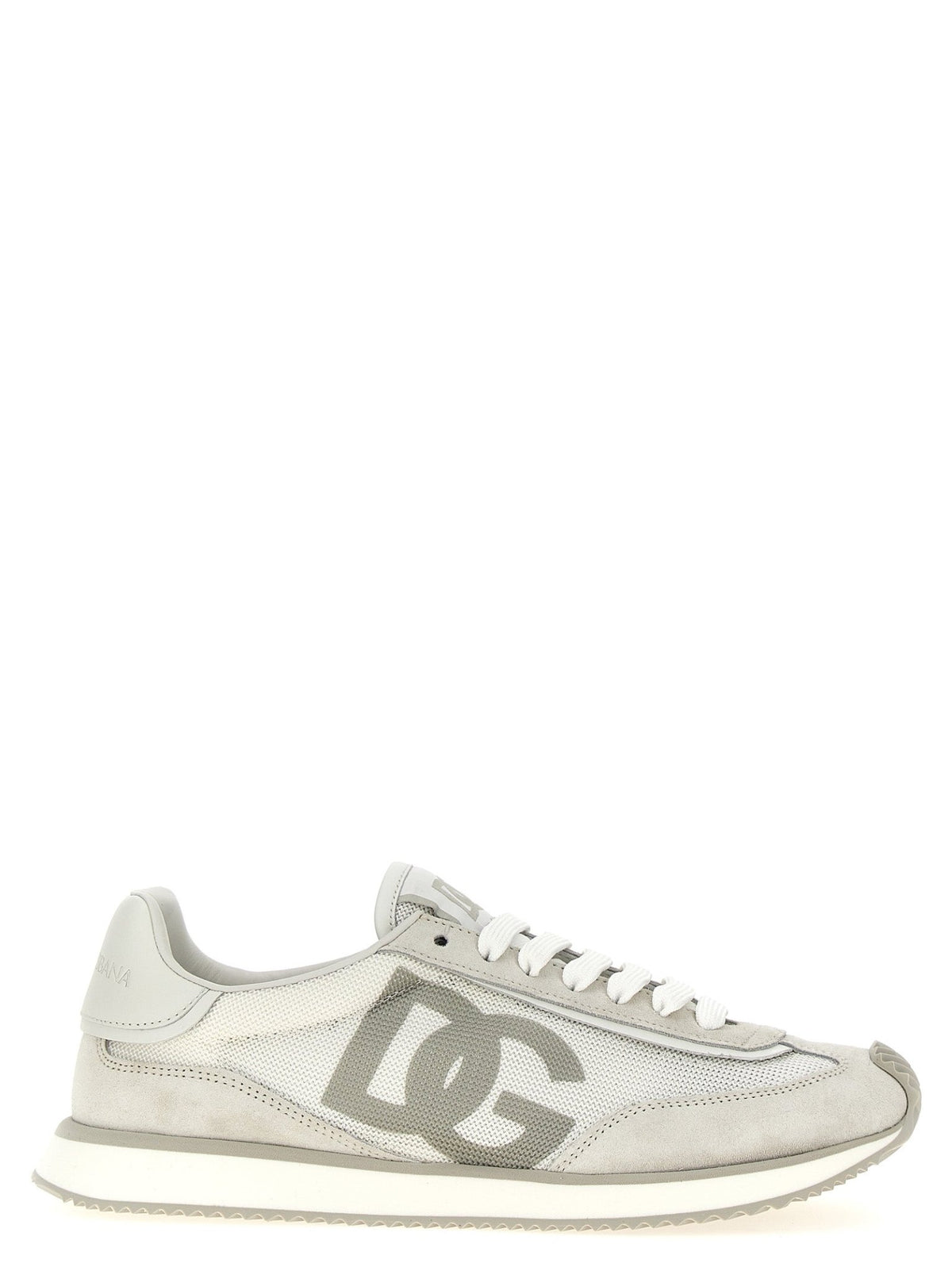 Baskets Dolce & Gabbana homme DG Cushion en cuir de veau gris – DO-293170 - HBPS Beauty & Fashion
