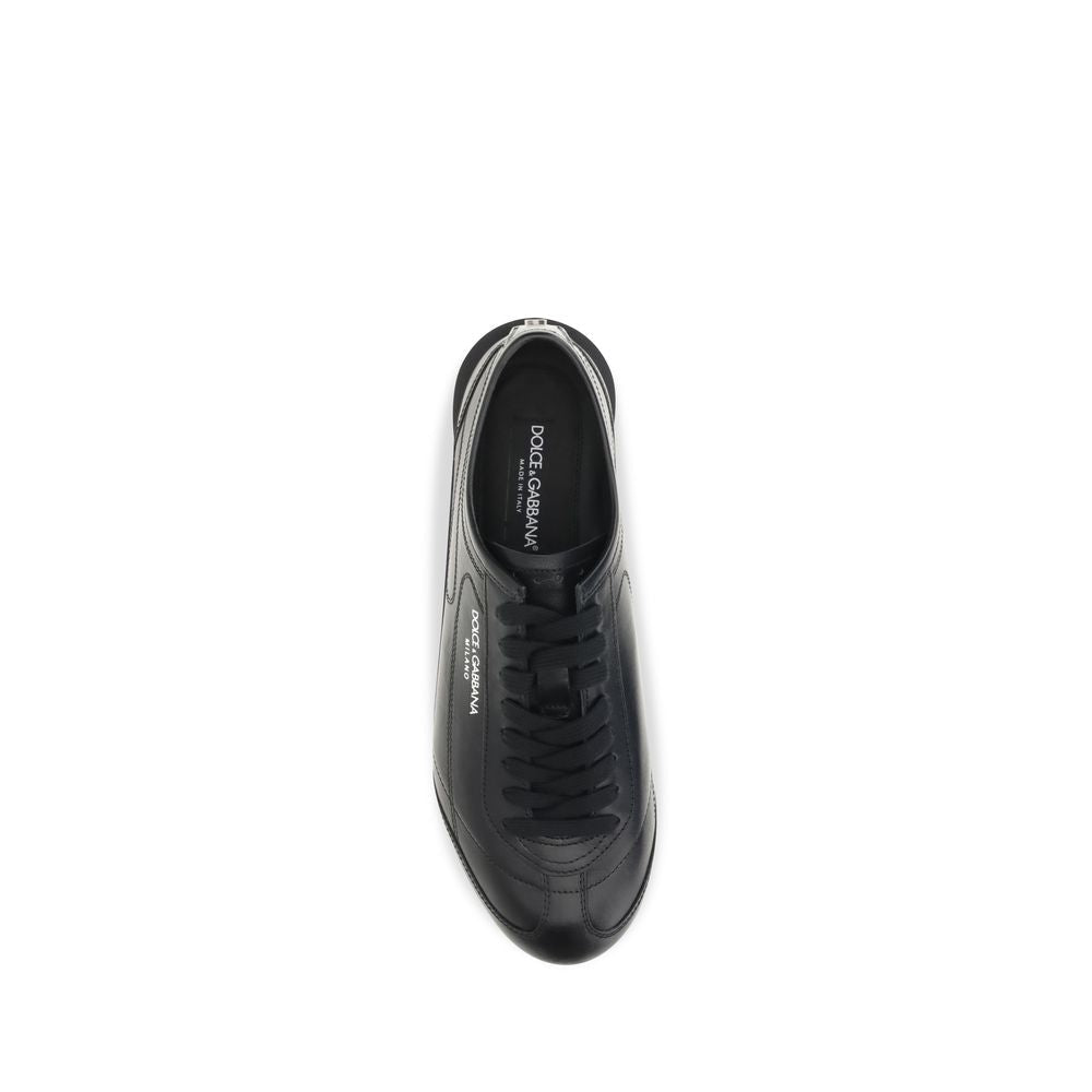 Baskets Dolce & Gabbana homme Lipari en cuir de veau noir – DO-CS2473A037480999 - HBPS Beauty & Fashion