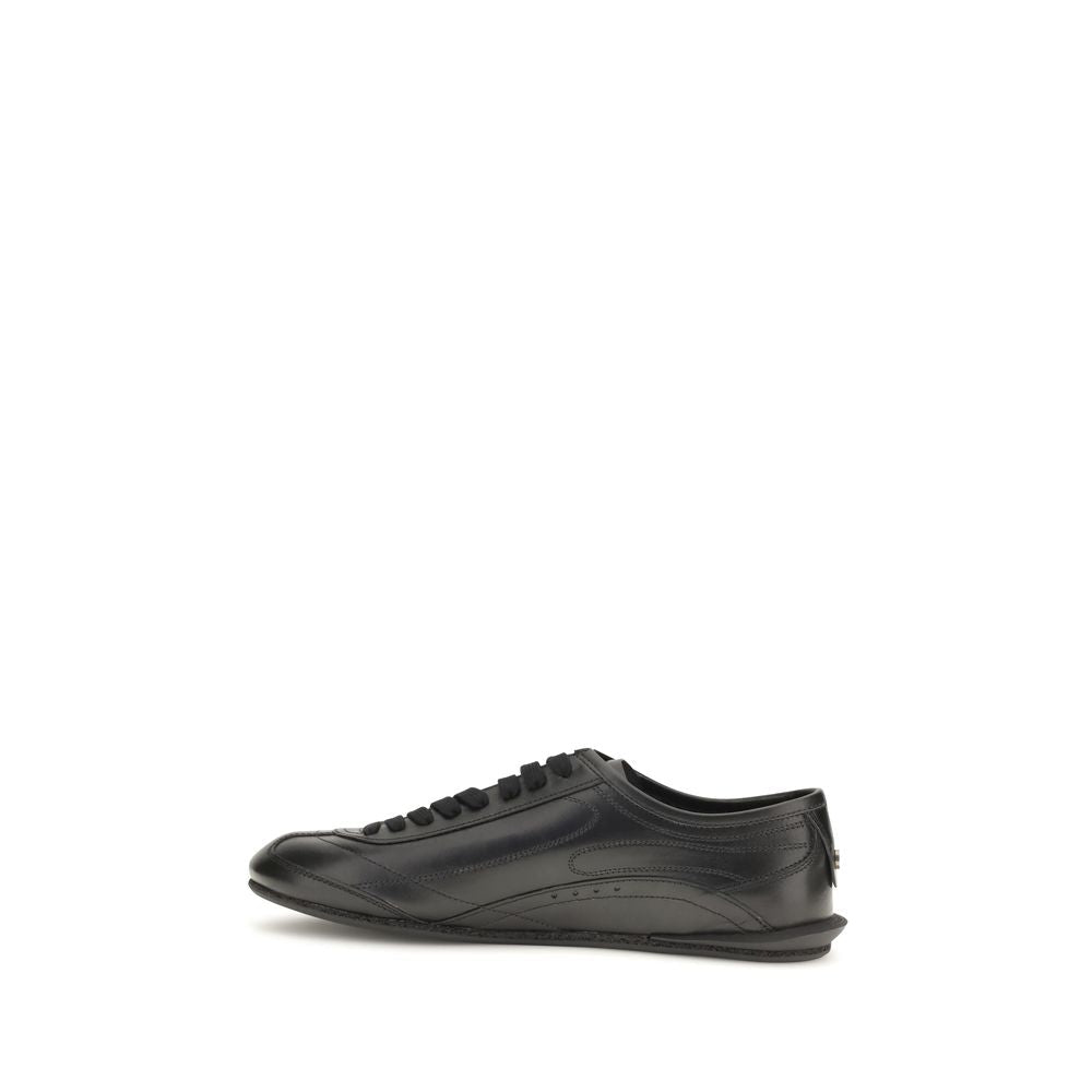 Baskets Dolce & Gabbana homme Lipari en cuir de veau noir – DO-CS2473A037480999 - HBPS Beauty & Fashion