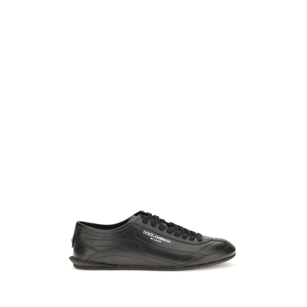 Baskets Dolce & Gabbana homme Lipari en cuir de veau noir – DO-CS2473A037480999 - HBPS Beauty & Fashion