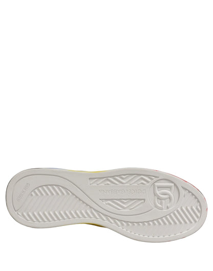 Baskets Dolce & Gabbana homme New Roma en cuir multicolore – MV8893 - HBPS Beauty & Fashion