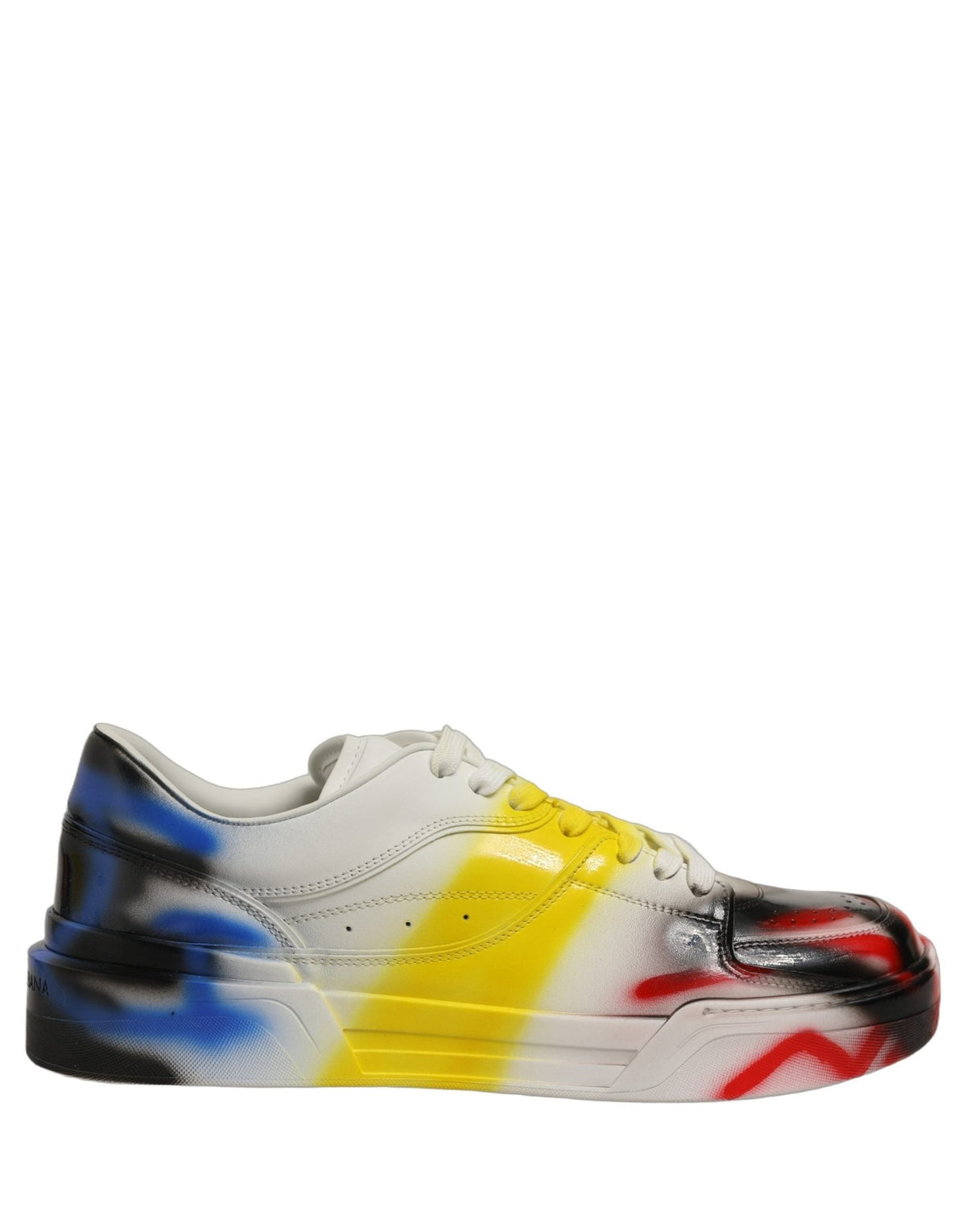 Baskets Dolce & Gabbana homme New Roma en cuir multicolore – MV8893 - HBPS Beauty & Fashion