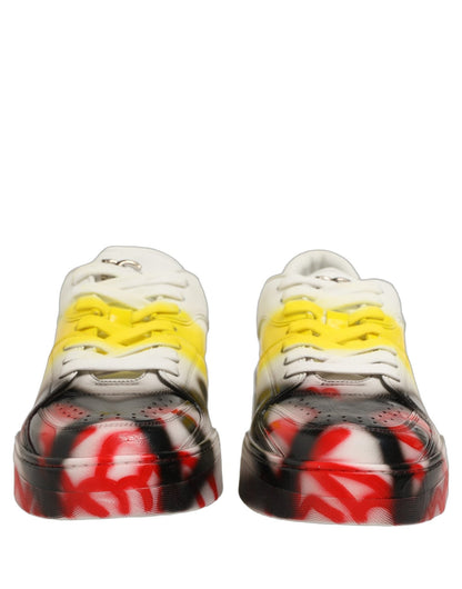 Baskets Dolce & Gabbana homme New Roma en cuir multicolore – MV8893 - HBPS Beauty & Fashion