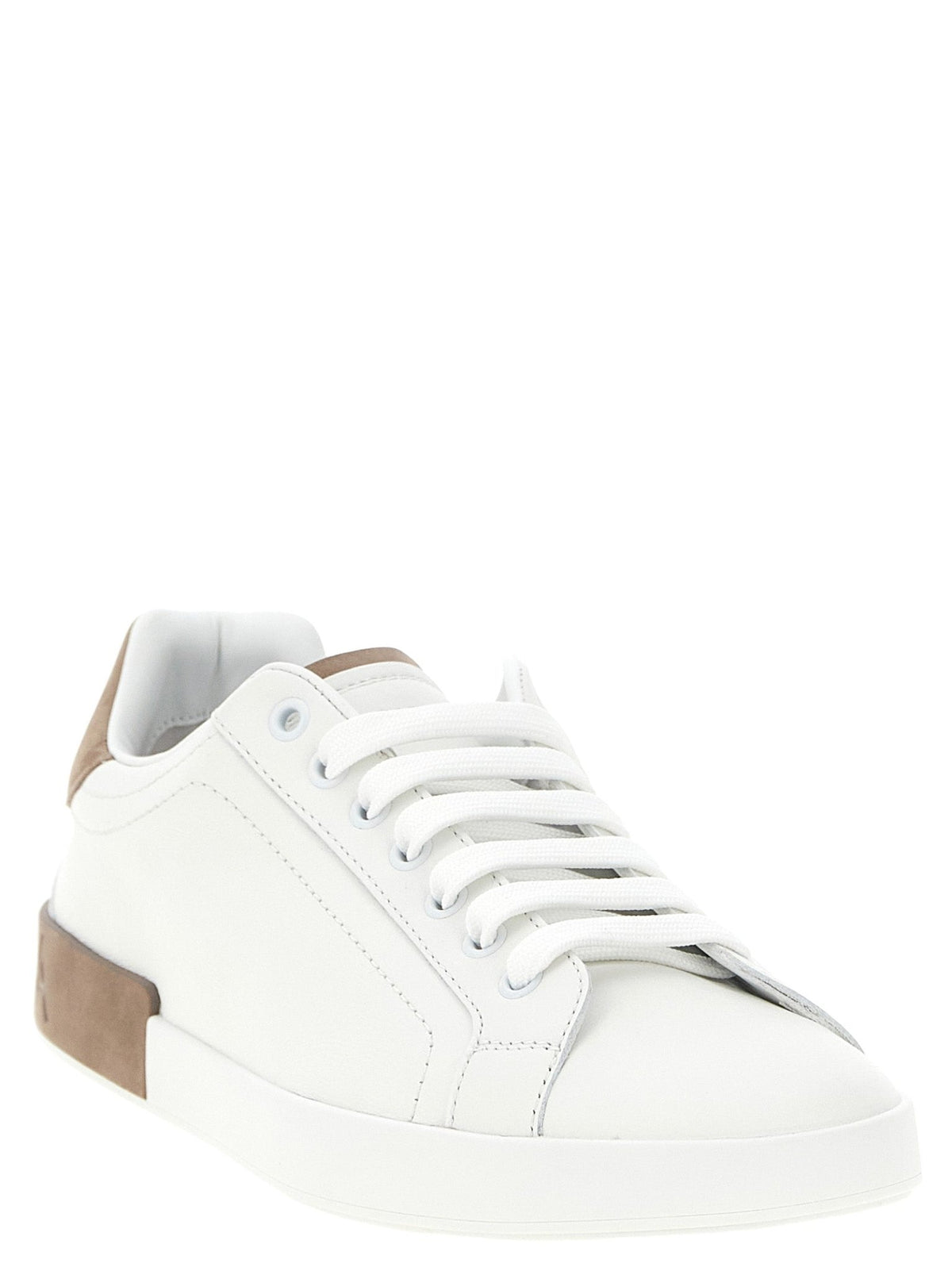 Baskets Dolce & Gabbana homme Portofino en cuir de veau beige – DO-343950 - HBPS Beauty & Fashion