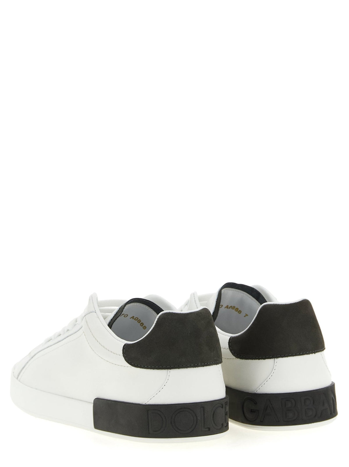 Baskets Dolce & Gabbana homme Portofino en cuir de veau blanc – DO-342652 - HBPS Beauty & Fashion