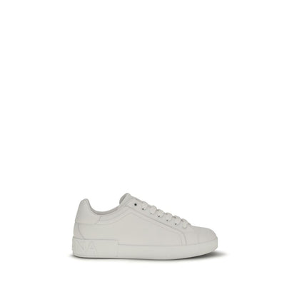 Baskets Dolce & Gabbana homme Portofino en cuir de veau blanc – DO-CS1772A106580001 - HBPS Beauty & Fashion