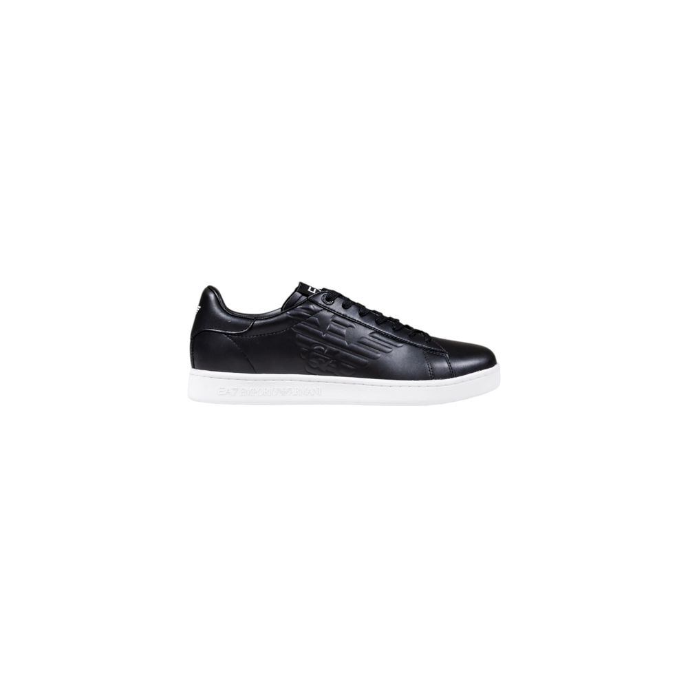 Baskets EA7 Emporio Armani homme en cuir noir – EA-16868900009 - HBPS Beauty & Fashion