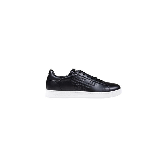 Baskets EA7 Emporio Armani homme en cuir noir – EA-16868900009 - HBPS Beauty & Fashion