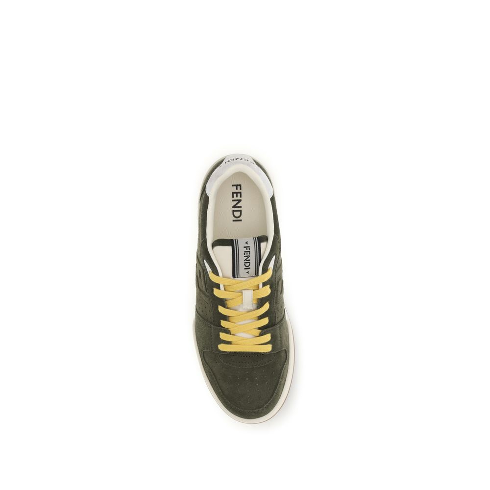 Baskets Fendi homme Match en cuir de veau bicolore – FE-7E1971B1RGF1Y21 - HBPS Beauty & Fashion